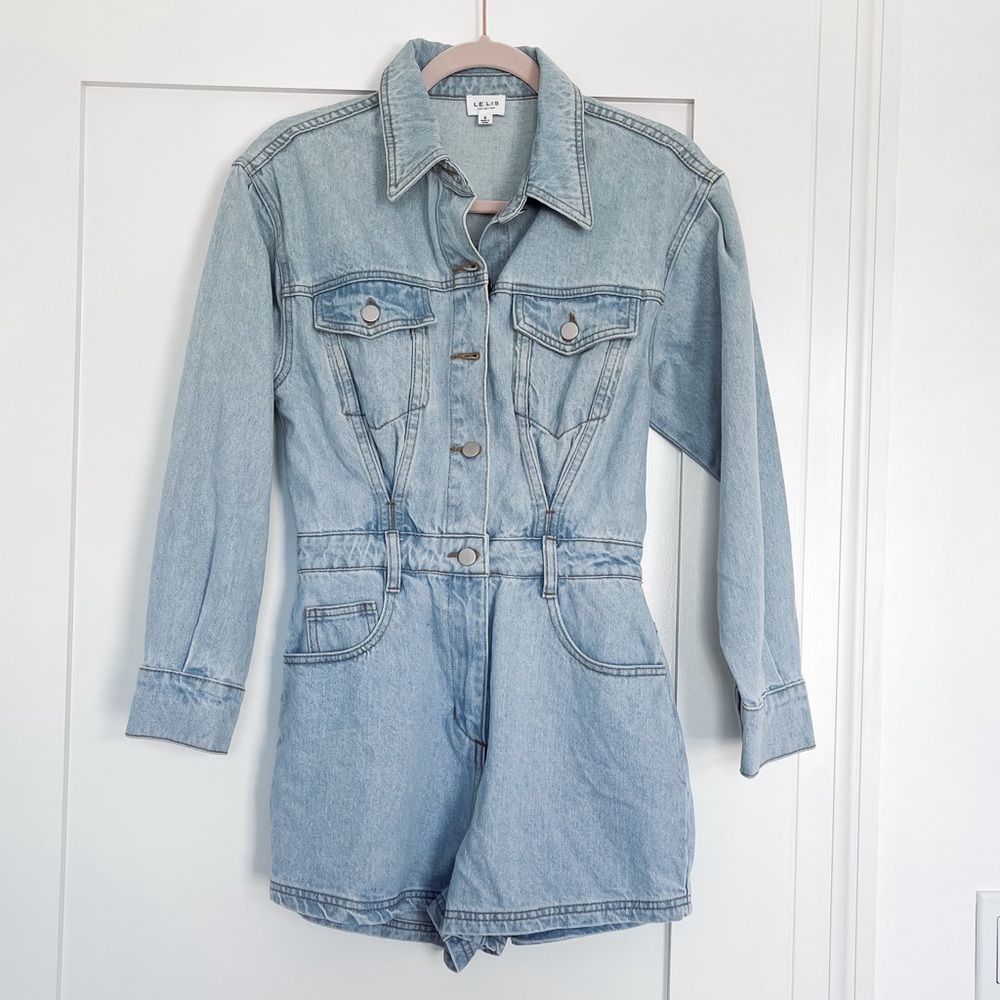 Vici Denim Romper